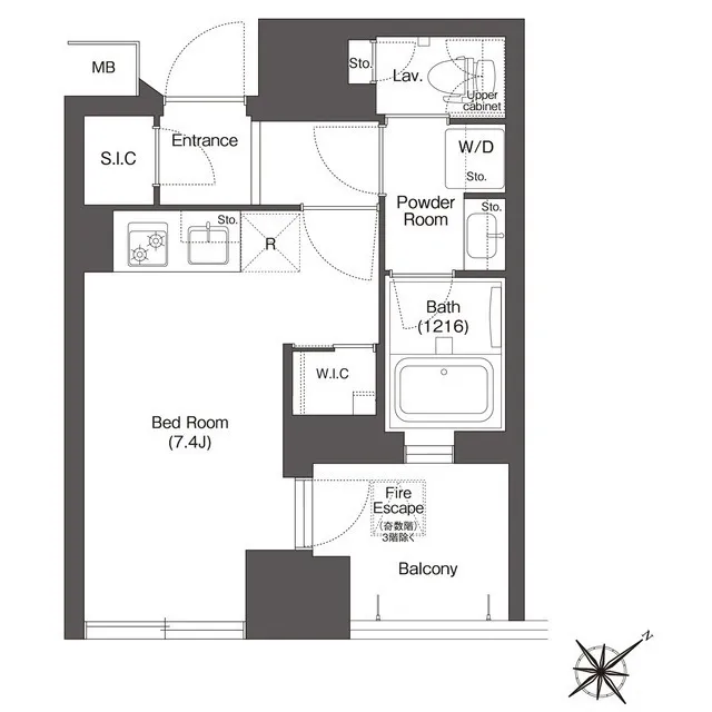 Comforia Shin-Nakano - Floor Plan - ["Floor plan", "Plan", "Text"]