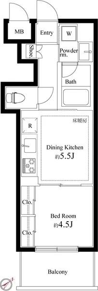 King House Sugamo - Floor Plan - ["Rectangle", "Font", "Parallel"]