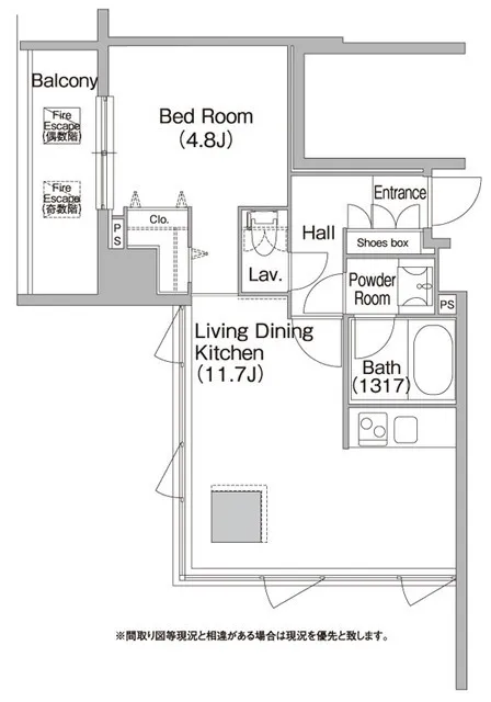 Comforia Shirokane-Takanawa - Floor Plan - ["Floor plan", "Text", "Plan"]
