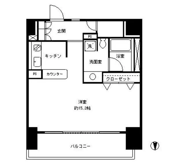Park Cube Higashishinagawa - Floor Plan - ["Floor plan", "Text", "Drawing"]