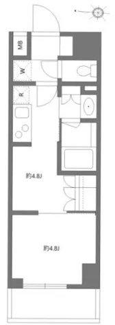 Grand Paseo Kiyosumi Shirakawa II - Floor Plan - ["White"]