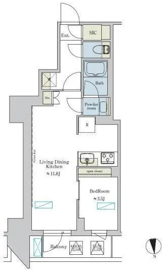 Brillia Ist Asakusa - Floor Plan - []
