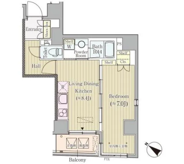 Cortile Nihombashi Ningyocho - Floor Plan - ["Floor plan", "Plan", "Architecture"]