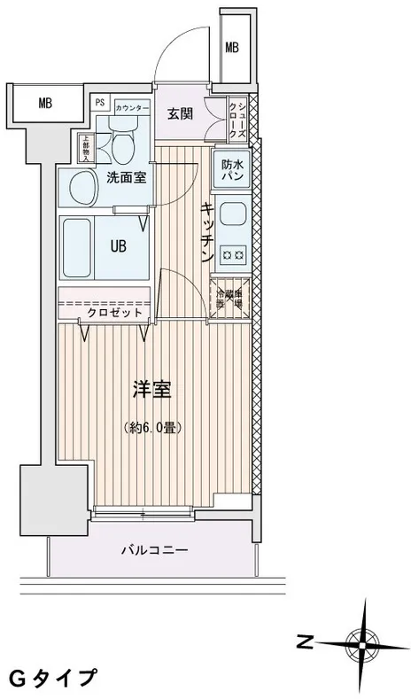 Esty Maison Kinshicho II - Floor Plan - ["Floor", "Wood flooring", "Tile Flooring"]