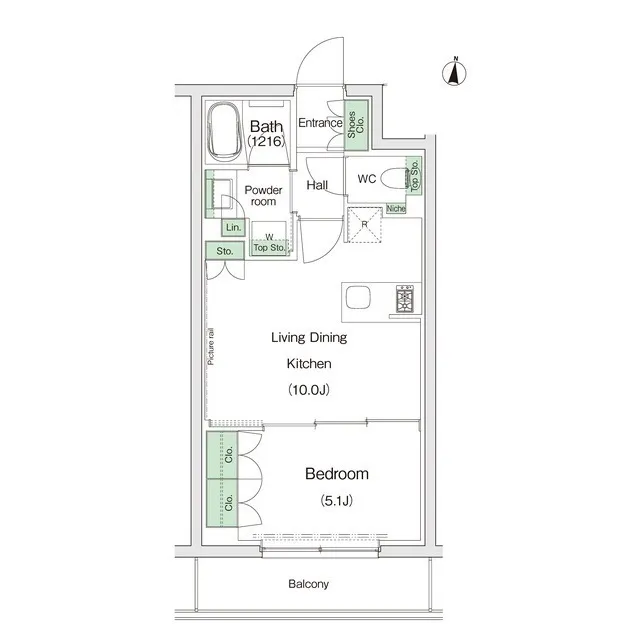 Stylio Ikegami WeLL - Floor Plan - ["Rectangle", "Slope", "Parallel"]