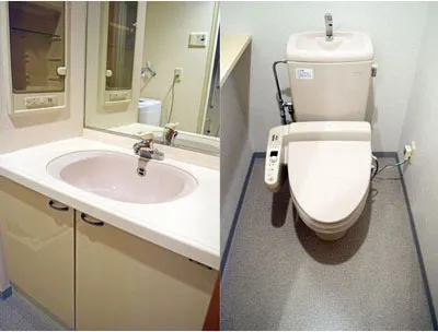 Ebisu Park Terrace - Interior - ["Plumbing fixture", "Flooring", "Toilet seat"]