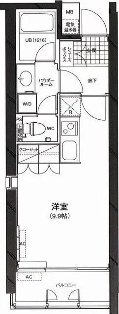 Casa Del Sol Koishikawa - Floor Plan - ["Rectangle", "Handwriting", "Parallel"]