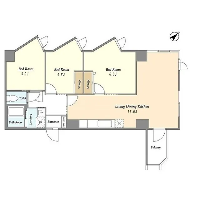 The Crest - Floor Plan - ["Rectangle", "Plan", "Parallel"]