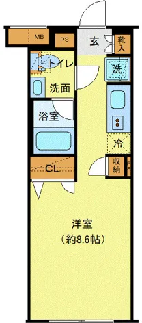 Prele Duc Nakano Kamitakada - Floor Plan - ["Apartment"]