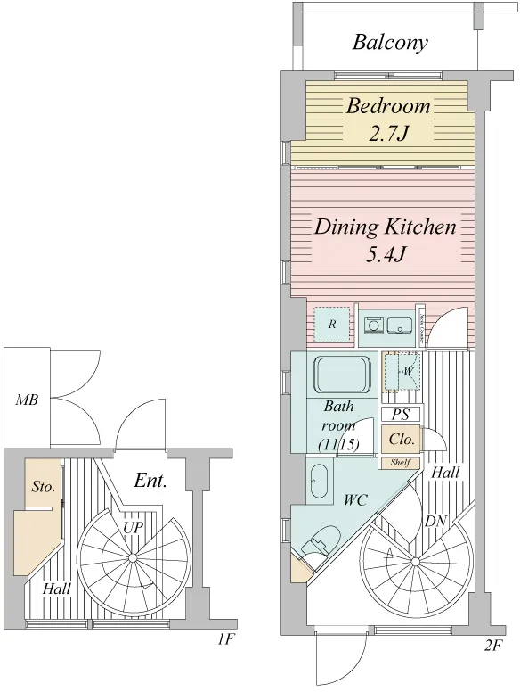 Polast Ebisu - Floor Plan - ["Floor", "Stairs", "Design"]