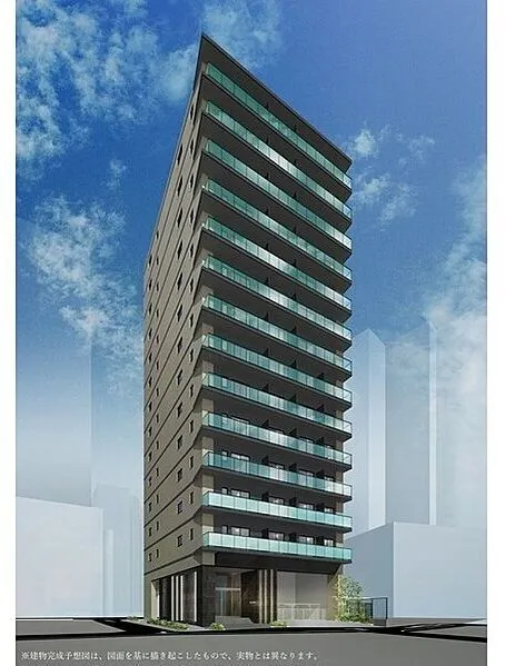 Predia Court Kita-Senju - Exterior - ["High-rise building", "Composite material", "Commercial building"]