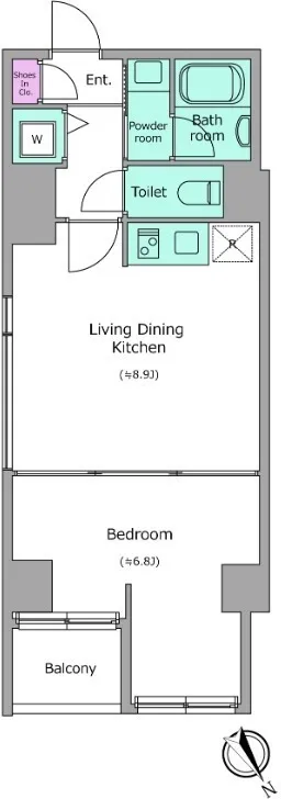 Urban Park Yoyogi - Floor Plan - []