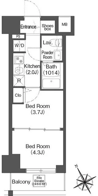Comforia Live Negishi Nichome - Floor Plan - []
