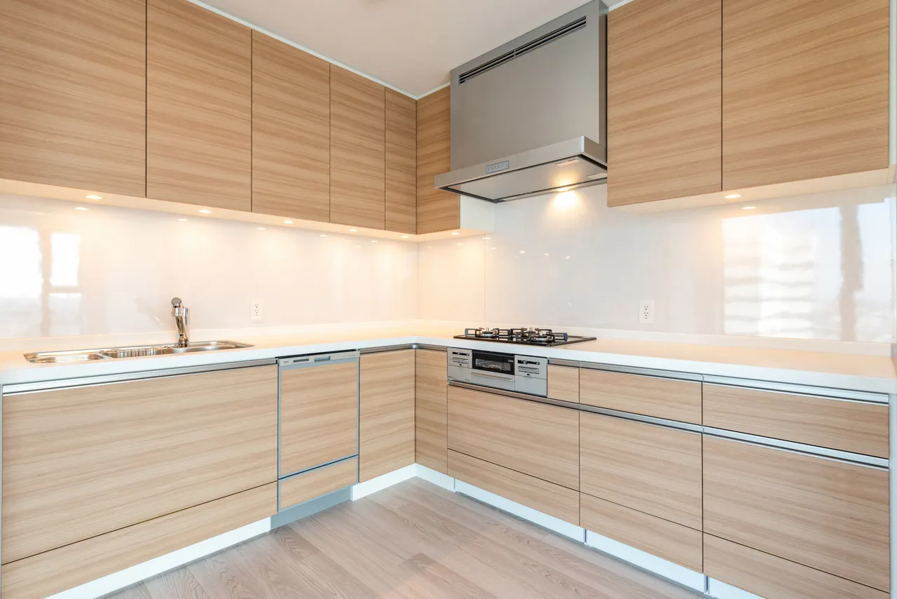 Nakano Station Residence - Interior - ["Kitchen", "Flooring", "Wood"]