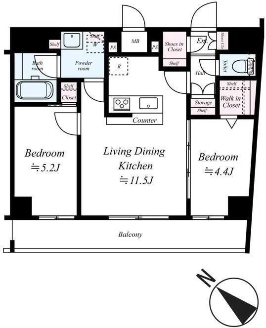 ARCOBALENO MINOWA - Floor Plan - ["Plan", "Diagram", "Floor plan"]