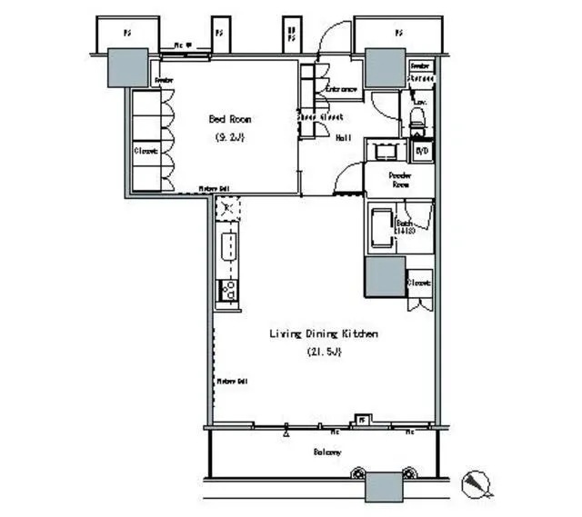 The Tokyo Towers Midtower - Floor Plan - ["Floor plan", "Plan", "Diagram"]