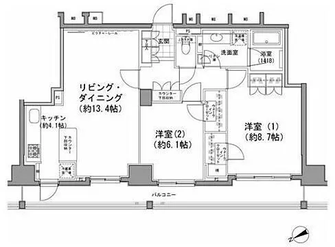 Park Habio Hatchobori - Floor Plan - ["White", "Diagram", "Plan"]