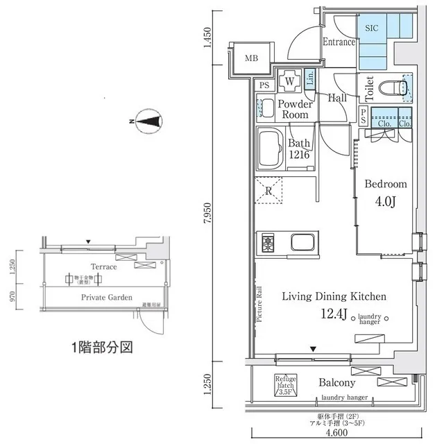 Wellith Urban Nakano Sakaue - Floor Plan - ["Product", "Rectangle", "Schematic"]