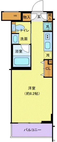 Genovia Higashimukojima III Sky Garden - Floor Plan - []