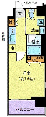 Cressia Shibaura Waterfront - Floor Plan - ["Apartment", "Tile Flooring", "Geraniums"]