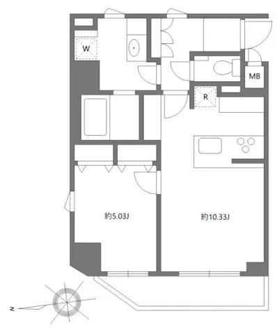 Maxive Asakusa - Floor Plan - ["White", "Plan", "Floor plan"]