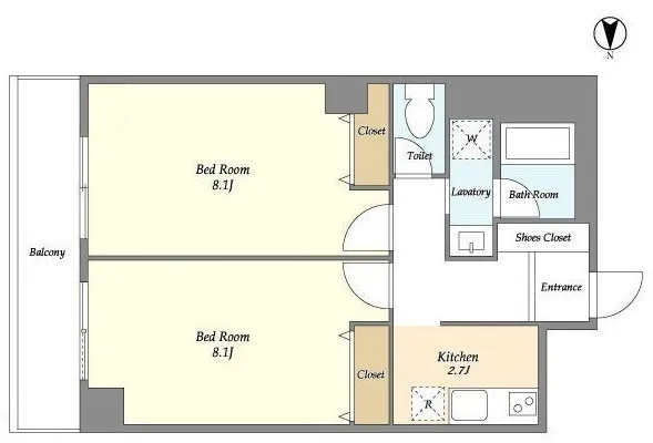 Win Garden Tokiwadai - Floor Plan - ["White", "Diagram", "Floor plan"]