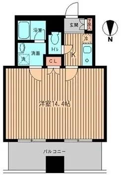 Elvage Kanda Jinbocho/Medical Mall Kanda Jinbocho - Floor Plan - ["Apartment"]