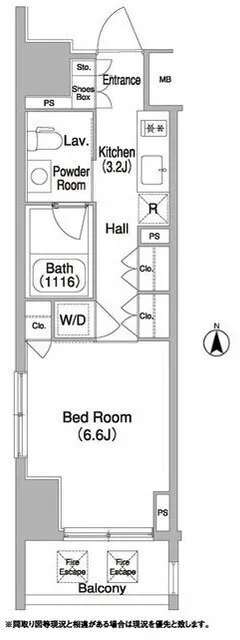 Comforia Monzennakacho - Floor Plan - ["Rectangle", "Font", "Parallel"]