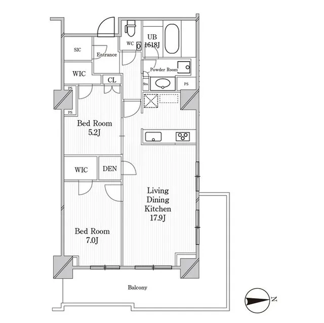 JP Noie Ebisu West - Floor Plan - ["Floor plan", "Text", "Plan"]