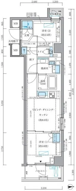 Park Axis Shinagawa Seaside - Floor Plan - []