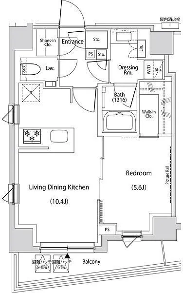 The Park Habio Bunkyo Mejirodai Place - Floor Plan - ["White", "Plan", "Diagram"]