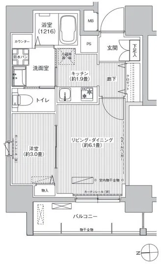 Legendary Garden Akabane West View - Floor Plan - ["Floor plan", "Plan"]