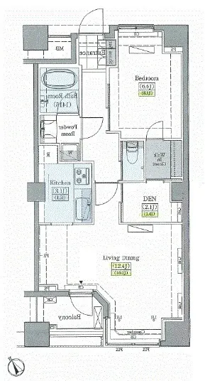 Residia Tower Kamiikebukuro (Tower Building) - Floor Plan - ["Plan", "Diagram", "Floor plan"]