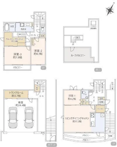 Setagaya-ku Fukazawa 6-chome detached house