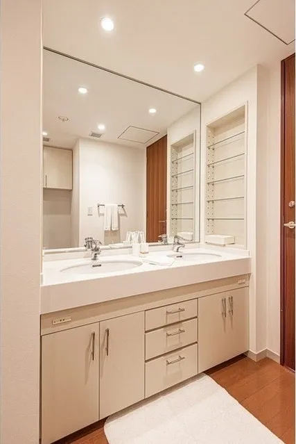 Prudential Tower Residence - Interior - ["Cabinetry", "Mirror", "Sink"]