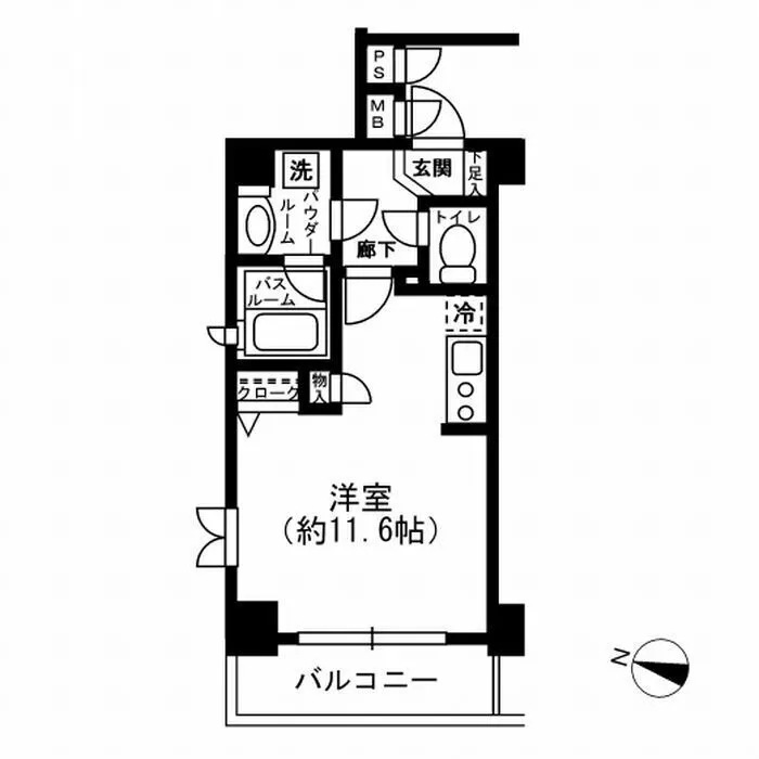 Residia Kanda Higashi - Floor Plan - []