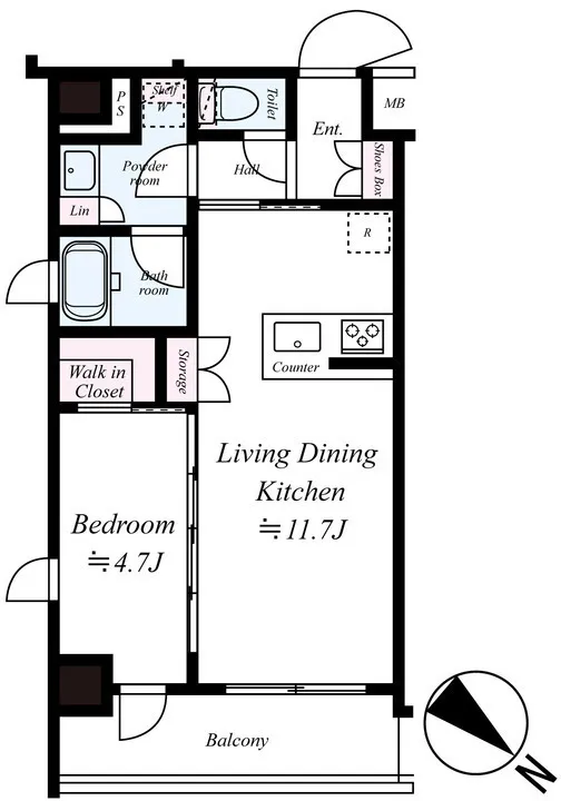 AXAS Sumida Asylum Court - Floor Plan - ["Plan", "Floor plan"]