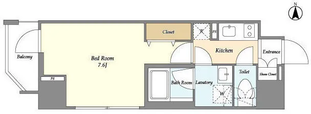CASSIA Ueno Iriya - Floor Plan - []