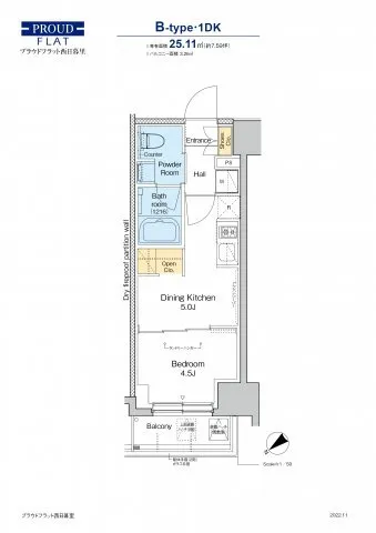 Proud Flat Nishinippori - Floor Plan - []