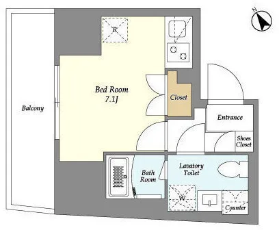 Orchid Residence Nishioi - Floor Plan - ["Diagram", "Plan", "Floor plan"]