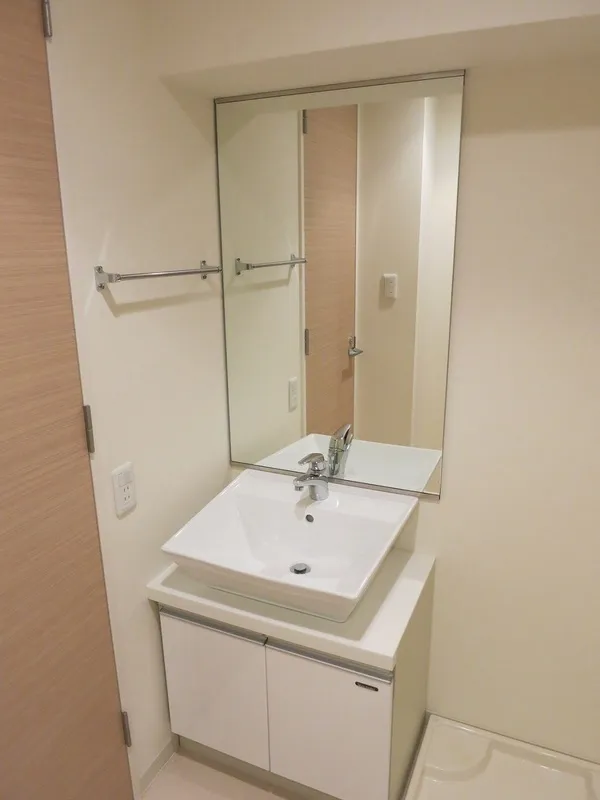 KDX Residence Oyama - Interior - ["Bathroom Sink", "Flooring", "Plumbing fixture"]