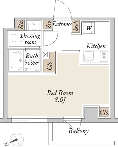 ORSUS Shin-Ekoda - Floor Plan - ["White", "Floor plan"]