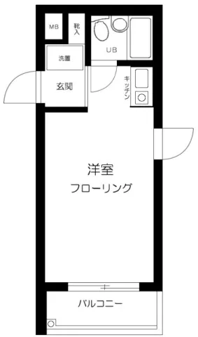 Higashi-Koenji Amflat - Floor Plan - ["Household hardware", "Home Door"]