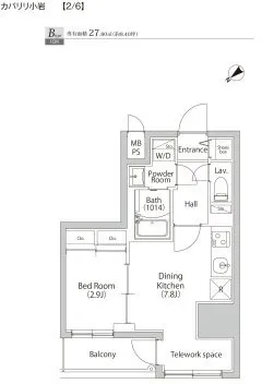FamiRoute Koiwa - Floor Plan - ["Diagram"]