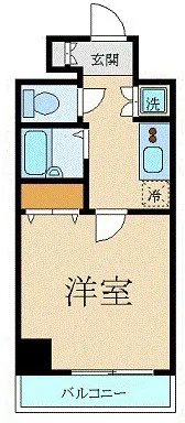 Sky Court Vida Gotanda West - Floor Plan - ["Apartment"]