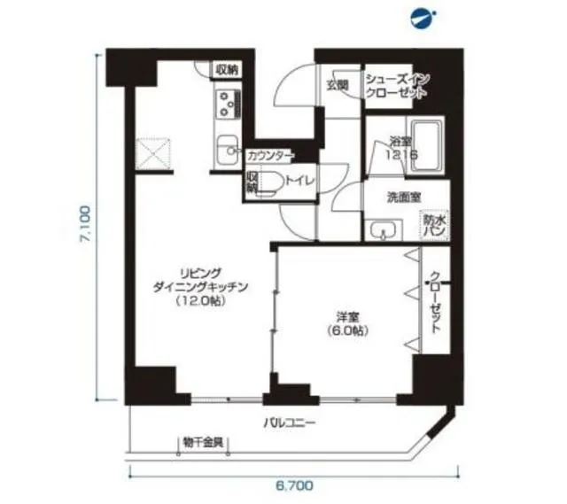 Urbanex Omori - Floor Plan - ["Floor plan", "Plan", "Diagram"]
