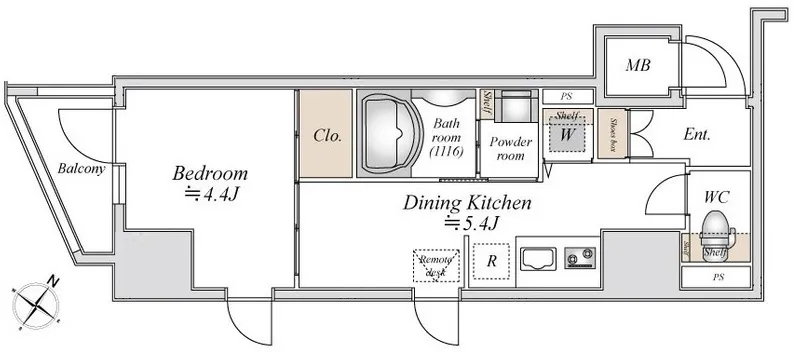 Milia Residence Myogadani - Floor Plan - []