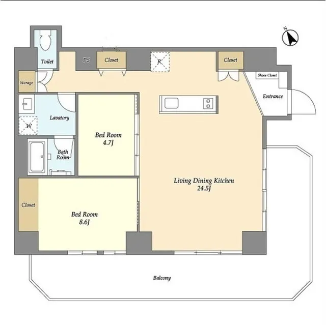 PATH Asakusa - Floor Plan - ["White", "Floor plan", "Plan"]
