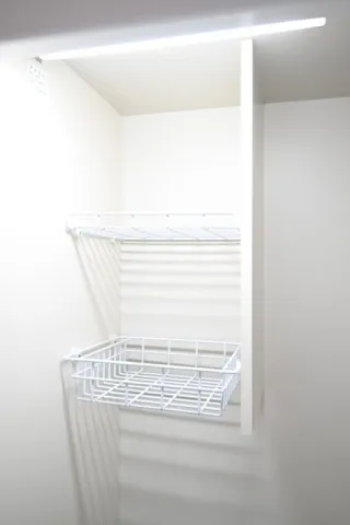Nakagin 2nd Shinbashi Mansion - Interior - ["Shelving", "Grey", "Ceiling"]