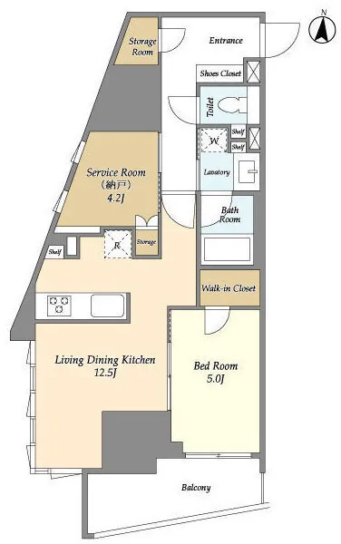 LaSante Bunkyo Sendagi - Floor Plan - ["Plan", "Diagram", "Map"]